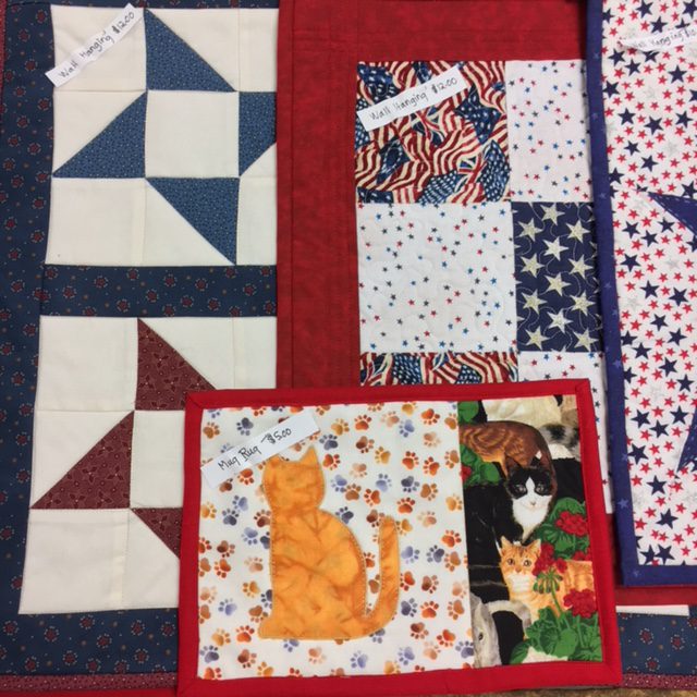 quilt blocks created by the Bellwood Quilting Bees